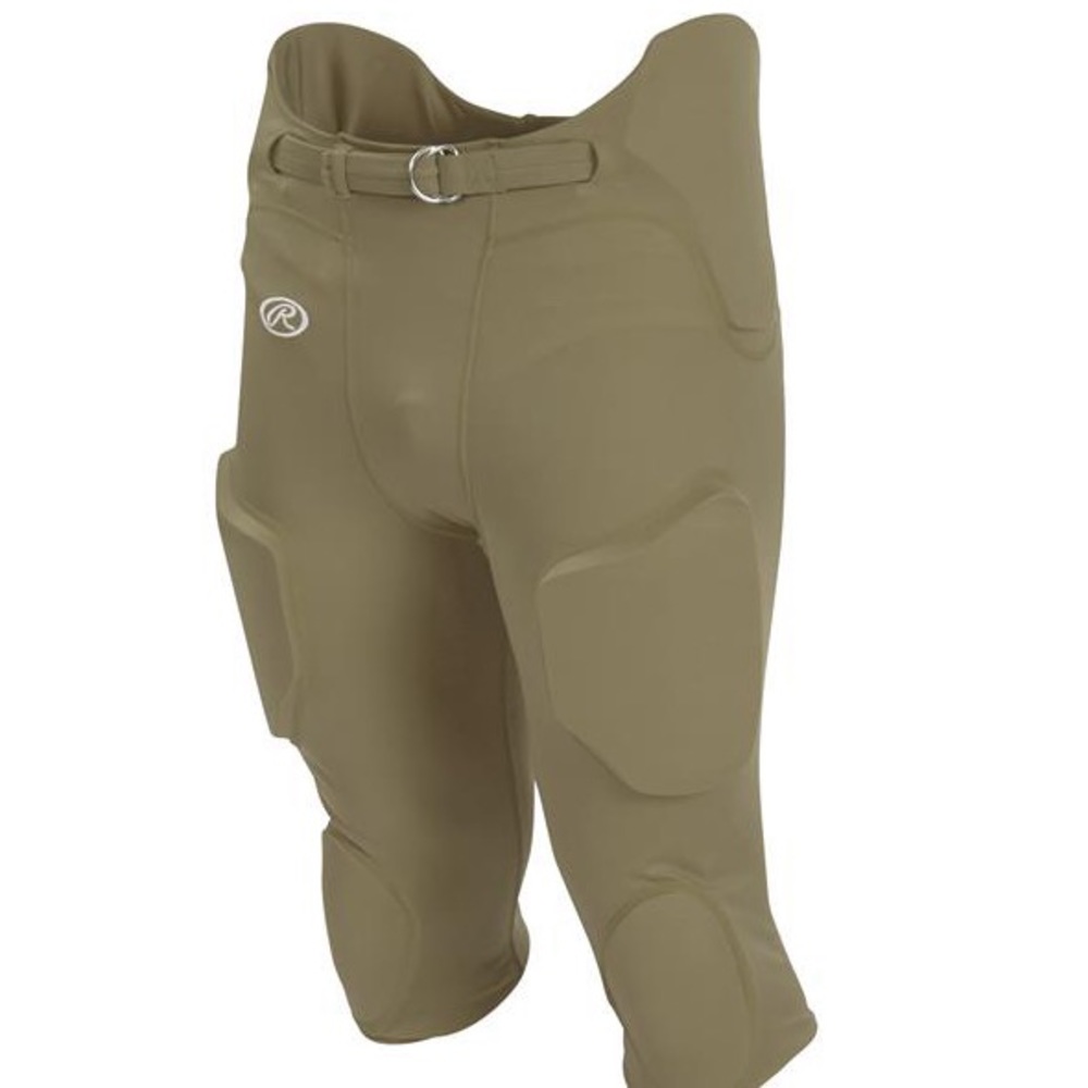 Rawlings Football Adult Pants Sz XL Lightweight Gray Padded Hips Athletic Sports